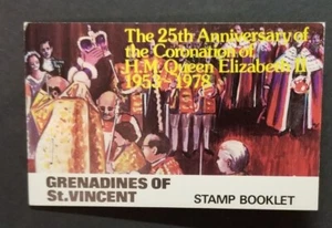 ST VINCENT 1978 Queen Elizabeth Stamp Booklet Complete Mint MNH Unused z8273 - Picture 1 of 4