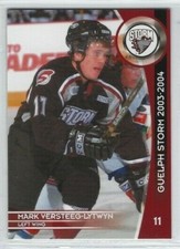 2003-04 Guelph Storm (OHL) Mark Versteeg-Lytwyn