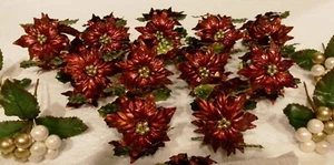 12er Set Metall Weihnachtsstern Serviettenringe - Kerzendekorationen - Bild 1 von 7