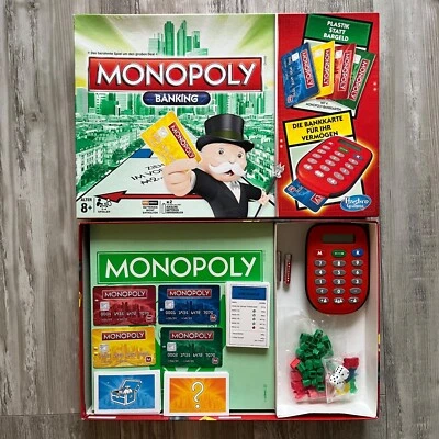 Monopoly Banking Ersatzteile Auswahl Aussuchen Bankkarte Chipleser Figuren Hotel - Bild 1 von 2