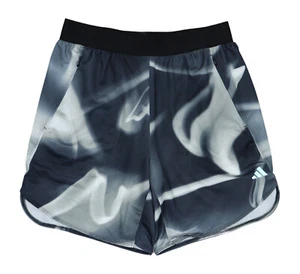 Pantalones Cortos Adidas Heat Ready 7" Entrepierna Bolsillos con Cremallera Estampados Atléticos Para Hombre Nuevos con Etiquetas Gris - Imagen 1 de 2