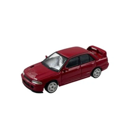 Modellino Auto Tarmac 1/64 Mitsubishi Lancer GSR Evo II with cards - Immagine 1 di 4