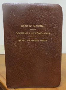 Triple Combination: Book of Mormon, D&C, PofGP (1977) LB50 - Picture 1 of 2