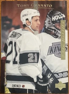 1995-96 Upper Deck Electric Ice Gold RARE Tony Granato #201 Los Angeles Kings - Image 1 of 3
