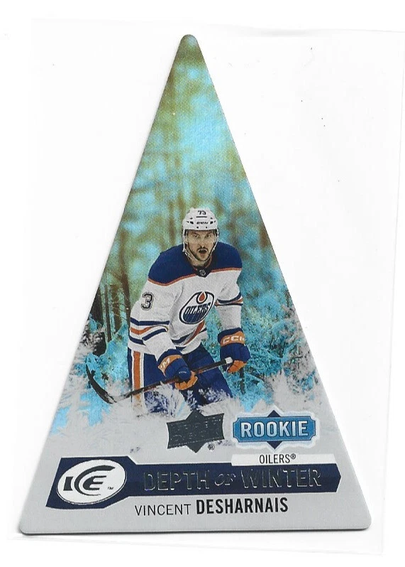 23-24 Upper Deck Ice Depth of Winter Rookie Vincent Desharnais DW-51 - Image 1 of 1