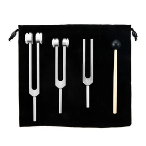 4PCs Nervous System Testing Tuning Fork Medical Tuning Fork 128Hz 256Hz 512Hz - Picture 1 of 11