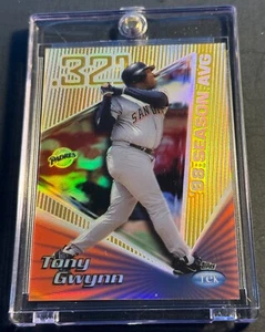 1999 TONY GWYNN TOPP'S TEK GOLD REFRACTOR 04/10 PADRES HOF 37B P-25 (209) - Picture 1 of 2