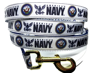 Correa para perro America's Navy, 1 pulgada de ancho, correa militar Foto 1 de 4