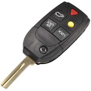 Remote Flip Folding Key Fob Shell Case Keyless Entry 5 Buttons for Volvo 8626556 - Picture 1 of 5