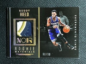Buddy Hield 2016-17 Noir Rookie Color Prizm Patch RC 90/99 #20 Sacramento Kings