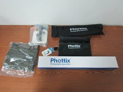 Phottix Stand, Softbox/Flash Strap Set, White Umbrella, Holder for Mitro Flash - Image 1 of 4