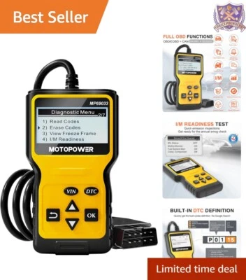 Car Diagnostic Scanner Code Reader Engine Fault OBD II CAN Auto Scan Tool Foto 1 de 4