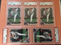 5- 2018 BOWMAN SHOHEI OHTANI ROOKIE RC PSA 7, 9 LOT ANGELS