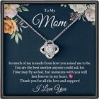 To My Mom Necklace for Mom from Daughter, Mothers Day Gifts For Mom from Son