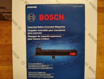 Bosch GNB44M carregador estendido para pregador de concreto GNB18V-12 - Imagem 1 de 4
