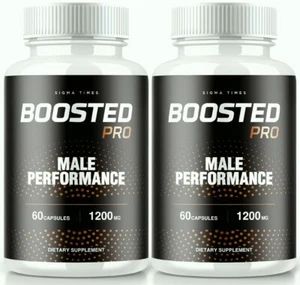 (2 Pack) Boosted Pro Pills for Men, Supports T-Levels and Boosts Energy - Picture 1 of 8