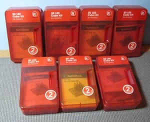 Kit de 7 cubos LED Radio Shack 3D para Arduino nivel 2 intermedio 2770158 nuevo en caja - Imagen 1 de 4