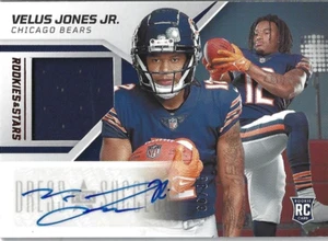 2022 Rookies & Stars  VELUS JONES JR Dress for Success Auto RPA Bears  98/99 - Picture 1 of 2