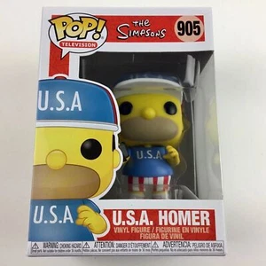 Funko Pop USA HOMER The SIMPSONS Collectible Vinyl Figure 905 New HIGH GRADE - Picture 1 of 7
