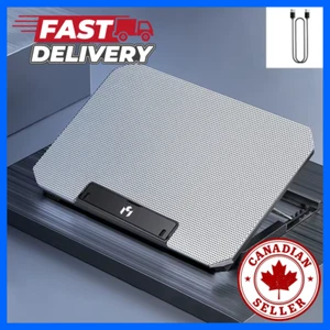 Double Ventilateur Ordinateur Portable Gaming Refroidisseur Pad Support Réglable pour Ordinateur Portable 13-17" USB Silencieux - Photo 1/4