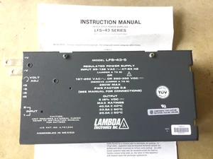 Lambda Electronics LFS-43-5 Regulated Power Supply - Picture 1 of 3