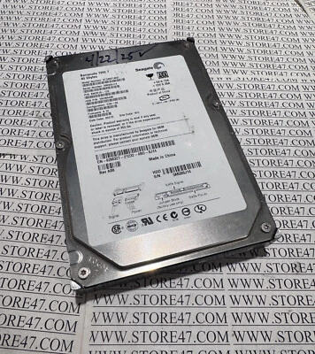 ST340014AS 40GB Seagate 3.5 SATA Hard Drive Barracuda 7200rpm C3X-06 02M327 - Image 1 of 2
