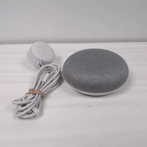 Google Home Mini (1st Gen) H0A Smart Speaker - Power Cord Included, Chalk - Picture 1 of 6