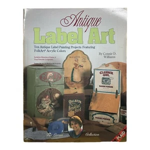 Antique Label Art Classic Company Logo PAINTING Craft Book Leaflet # 3737 - Foto 1 di 2