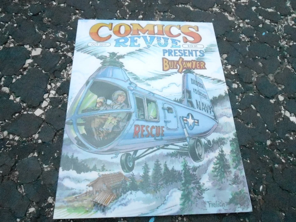 OCT 2011 COMICS REVUE vintage magazine (UNREAD - NO LABEL ) BUZ SAWYER - Image 1 of 1