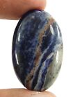44.80 Ct Natural Blue Sodalite Loose Gemstone Cabochon Wire Wrap Stone - 2151