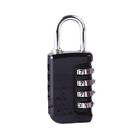 Zinc Alloy 4 Dial Digit Password Lock Anti Theft Backpack Zipper Lock Home