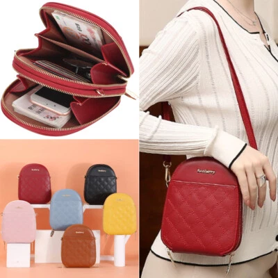 Small Cell Phone Purse Wallet Shoulder Bag Case Cross-body Pouch Handbag Women - Image 1 of 4
