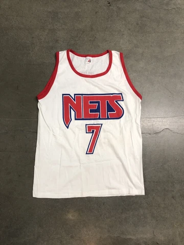 Vintage 90’s New Jersey Nets Kenny Anderson Tank Top Jersey Men Large Deadstock Cover