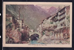 Cartolina Chiavenna Vista dal Fiume Mera CC517 - Foto 1 di 1