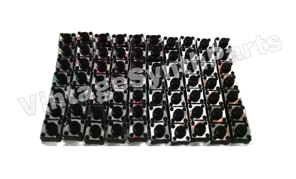 YAMAHA SY-77 / SY-99 - Set of 70 Pushbutton Panel Tact Switches NEW SY77 SY99 - Image 1 of 1