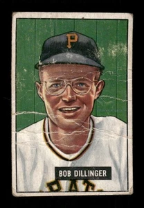 1951 Bowman Baseball 63 Bob Dillinger fair-Poor creases BXCP47 - Picture 1 of 2