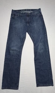 Nautica Classic Fit Jeans 36x34 Blau Herren Straight Leg Denim 5-Pocket " - Bild 1 von 7