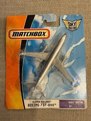 Matchbox 2008 Sky Busters Alaska Airlines Boeing 737 Model - Image 1 of 2