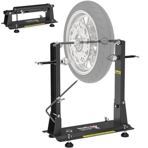 Soporte de equilibrio de ruedas de motocicleta, herramienta de equilibrio de ruedas de un solo eje de alta resistencia para... - Imagen 1 de 9