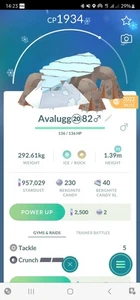 Hisuian Avalugg Pokémon Tr@de GO - Bild 1 von 2