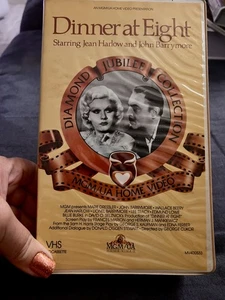 Vintage Dinner At Eight (1933) Diamond Jubilee Collection Edition 1985 VHS Movie - Picture 1 of 3