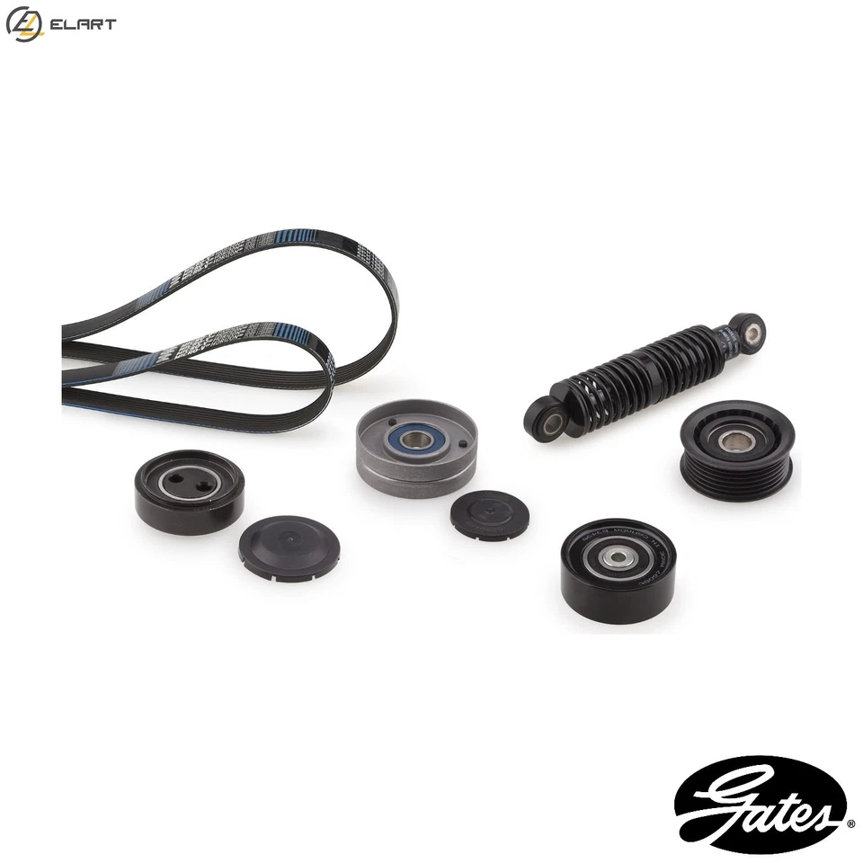 VRIBBED BELT SET K126PK2403 FOR SKODA VW AUDI A4/S4 A6/S6 A8/S8 ALLROAD 2.5L A6 - Image 1 of 4