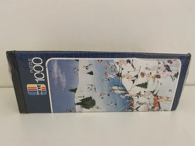 Heye 1000 pc Ski Paradise Blachon 1979 Jigsaw Puzzle Vintage - New Sealed - 8727 - image 1 of 4