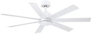 56" Fanimation Pendry Matte White Outdoor Smart Ceiling Fan - Picture 1 of 1