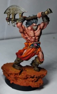 RARE - ILYAD - Barbarian berserker - resin - scale 35 mm - masterfully painted - Picture 1 of 3