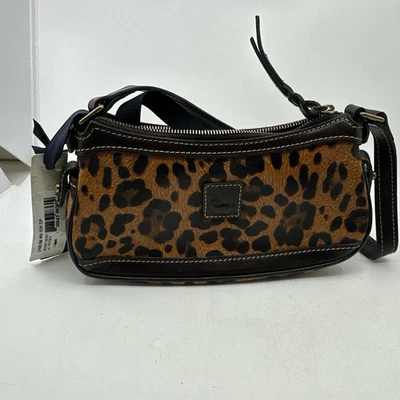 DOONEY & BOURKE Mini Animal Print Marrón Top Cremallera T Moro Foto 1 de 4