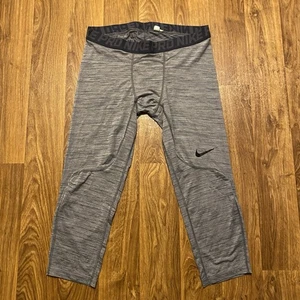 Nike Pro Collant a Compressione Uomo 2XL Grigio 876643-012 Palestra Allenamento Sport - Foto 1 di 6
