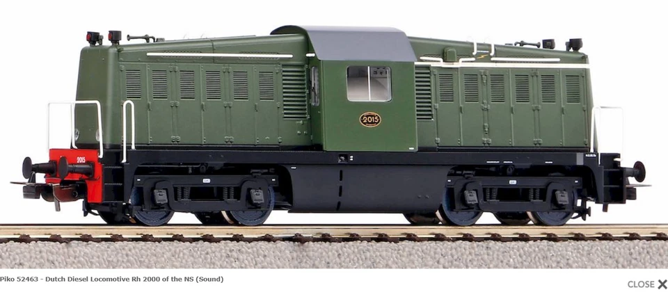 PIKO #96824 Piko Dutch Diesel Loco Rh 2000 of the NS (Sound)  AC (HO-Scale) - Image 1 of 4