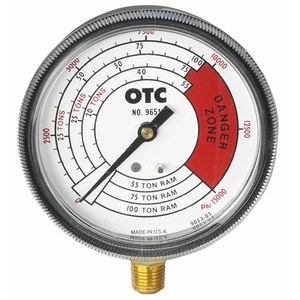 OTC 9651 OTC GAUGE PRESSURE AND TONNAGE 4 SCALES - Picture 1 of 1