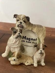 Dog Standalone Frame With Magnets On The Back To Put On Fridge 3 X 4 - Picture 1 of 5